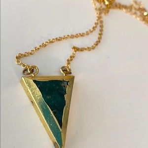 Boho Chrysoprase Mineral Necklace